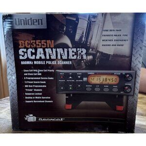 Uniden BC355N 800MHz Compact Base/Mobile Police Scanner Bearcat Narrow Band